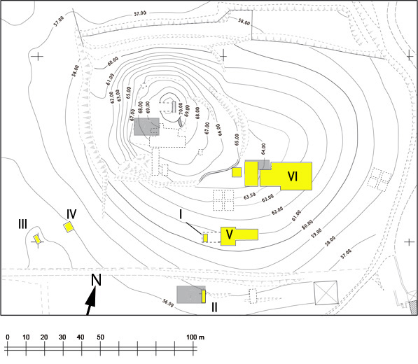 Topographie du site et fouilles du 2ème programme de recherche