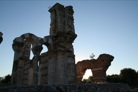 Detail of the Basilica B church in Philippi (mid-6th cent. AD).