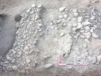 Τομέας 7: στρώματα της Ύστερης Εποχής Χαλκού (ανασκαφή 2008).