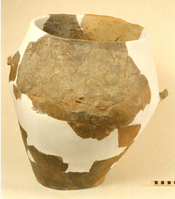 Four-handled jar without a neck; Late Neolithic I.