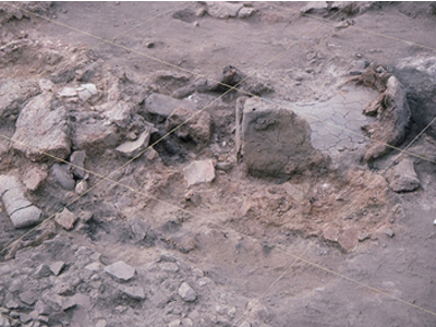 Sector V (1993 excavation): Late Neolithic I oven (c. 4900 BC).