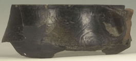 Fragment de vase ouvert à décor cannelé, Néolithique Récent I. 