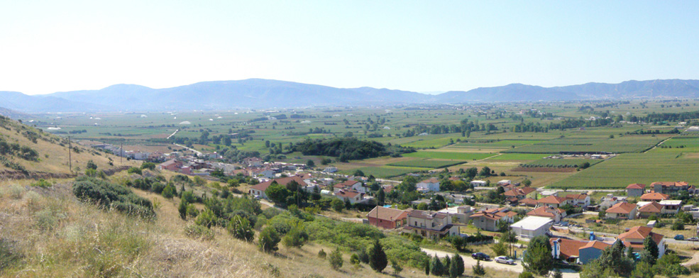 The Dikili Tash tell in the outskirts of modern Krinides (2008).